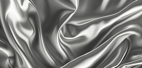 Gray background, silk, satin, fabric, texture, material, textile, cloth, luxury, wave, soft, smooth, decor, pattern