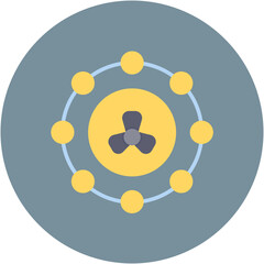 Nuclear Energy Icon