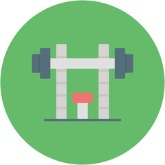 Obraz premium Bench Press Icon