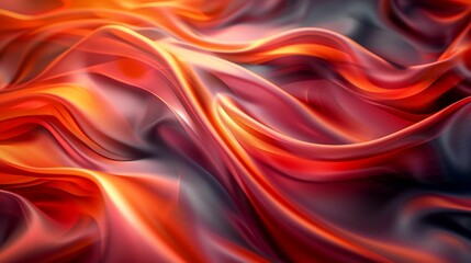 Enigmatic Silk Reverie: 3D Rendered Abstract Elegance with Smooth Silky Textures, Conjuring a Mysterious Symphony of Velvety Grace, Artistic Drapery, and Contemporary Aesthetic Resplendence