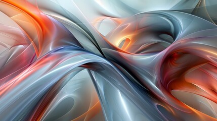 Ethereal Drapery Dance: 3D Rendered Beautiful Abstract Background with Smooth Silky Textures, Unveiling an Enchanting Choreography of Velvety Elegance, Artistic Unfurling, and Contemporary Aesthetic 