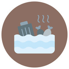 Water Pollution Icon