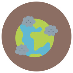 Atmospheric Pollution Icon