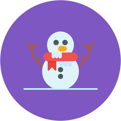 Snowman Without Snow Icon