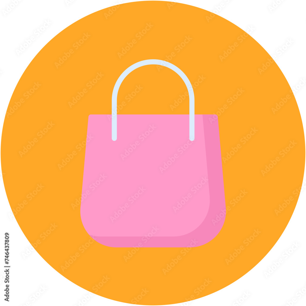 Wall mural gift bag icon