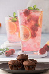 chocolate muffins, a delicious dessert