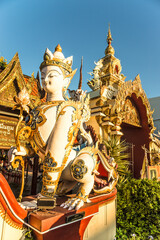 View at the Enter to Wat of Muen Tum in the streets of Chiang Mai town - Thailand - 746440025