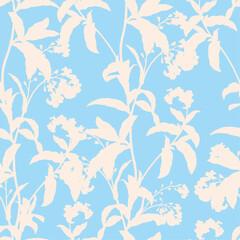 Fototapeta na wymiar Decorative vector seamless pattern. Repeating background. Tileable wallpaper print.