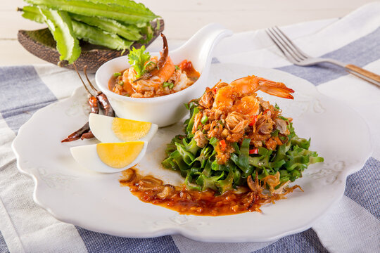 Wing Bean Shrimp Salad