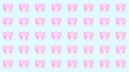 ヘアアクセガール⭐︎壁紙⭐︎