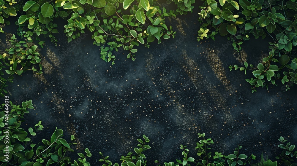 Poster ground pattern design with space for text. photorealistic.