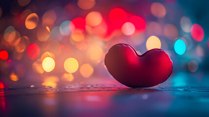 Beautiful bright love symbol day wallpaper