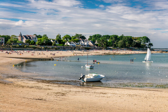 Beach of Saint-Pierre de Quiberon on Quiberon peninsula, Morbihan, Brittany, France