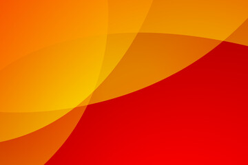 Red and yellow curve modern background for corporate concept, template, poster, brochure, website, flyer design. Vector illustration