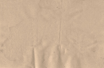 Vintage paper texture. Aged old page overlay effect background with high resolution. Kraft paper texture with stains, grain, dust particles. Empty abstract backdrop design