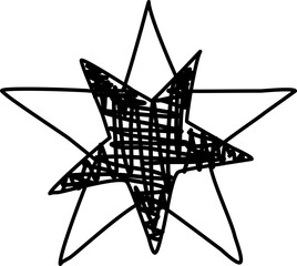 Hand drawn star