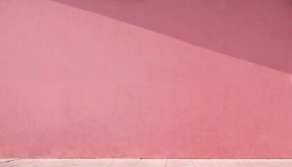 Pink wall. Minimalism. Generative AI