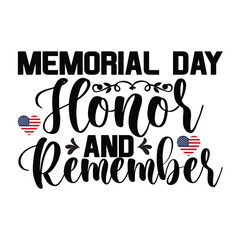 memorial day honor and remember
