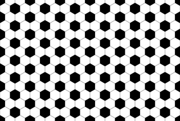 Soccer or football net seamless pattern ,honeycomb or hexagon background for sport banner, web, presentation, print. © i_fleurs