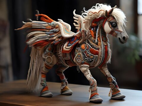 carousel horse with wings