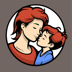 cute family vector illustartion