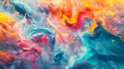 Color In Motion series. Creative arrangement of liquid.