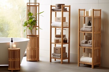 Bamboo Bathroom Storage Solutions: Enhancing Organization and Aesthetics