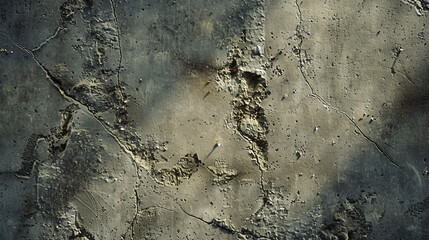Concrete floor final grinding top view. - obrazy, fototapety, plakaty
