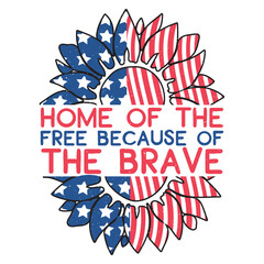 home of the free because of the brave 
