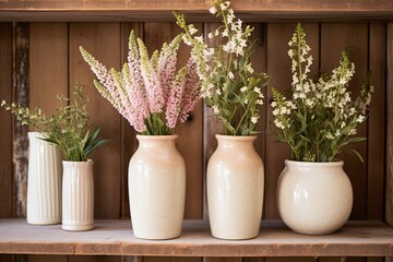 Dainty Ceramic Vases: Cottagecore Nursery Spaces Blooming with Fresh Wildflowers