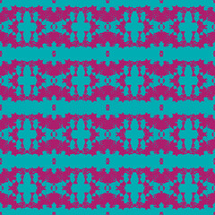 Blue and white watercolor ornament painted with watercolor on paper.