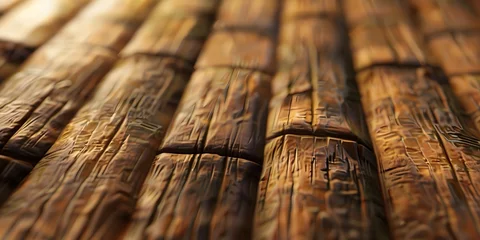 Foto op Plexiglas anti-reflex Bamboo detail, texture, texture © Jing