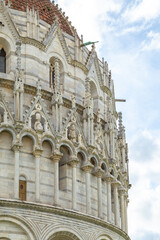 Fototapeta premium Baptist church details in Pisa, Italy