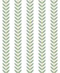Nature concept green leaf repeating pattern background illustration design.