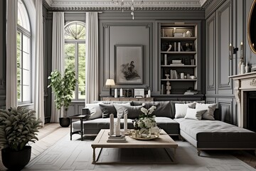 Neo-Victorian Living Room Decors: Minimalist Fusion with Classic Victorian Accents