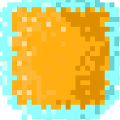 Glass, drinking glass, drink, Minecraft, mosaic, cartoon,abstract background