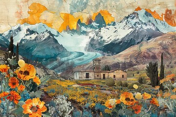Argentina's Majesty: Splendor and Culture Collage

 - obrazy, fototapety, plakaty