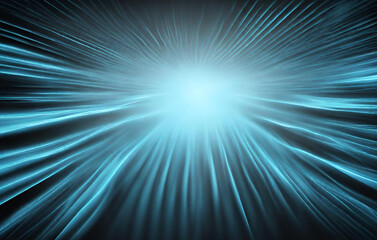 A blue and yellow abstract fractal image with a blue background
