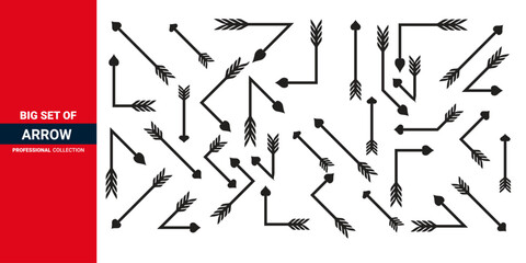 Arrow icon. Arrows big black set icons. arrow, cursor, hand drawn arrow set. arrow icon.