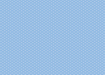 日本の伝統紋様 紗綾形、卍崩しのシームレスパターン 青