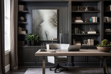 The Harmony Collection: Twig Decor in Contemporary Nature-Tech Home Offices