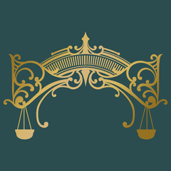 illustration of a vintage background