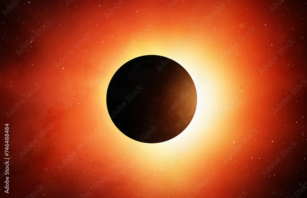 Aufkleber Solar Eclipse 
