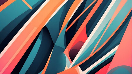 Background with colorful stripes
