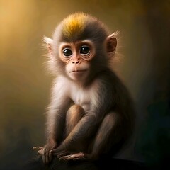 Illustrated monkeys, wild monkeys, baby monkeys, cute monkeys, smart monkeys, monkey wallpapers, monkey backgrounds