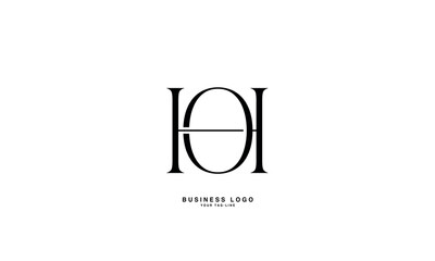 HO, OH, H, O, Abstract Letters Logo Monogram