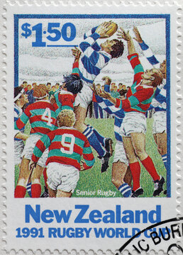 Senior rugby celebrated on New Zealand postage stamp