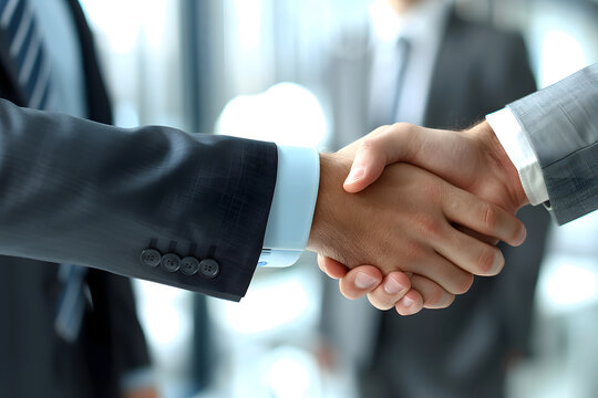 meeting of business partners. Image of businessmen shaking hands, Successful businessmen shaking hands after a profitable deal