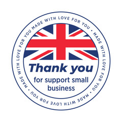 Thank you support small business UK