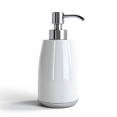 Obraz premium Soap dispenser mock up isolated on White Background